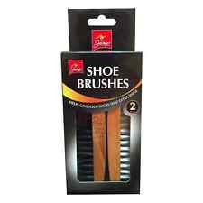 Set of 2 Shoe Boot Cleaning Brushes By JUMP For Leather Shoes - Box a Bit Torn