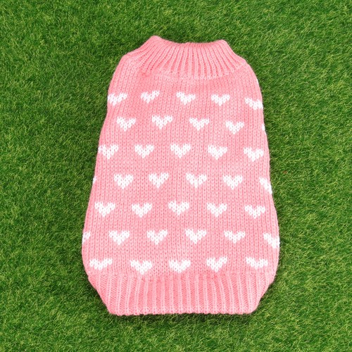 Dog clothes heart pattern - clothes,