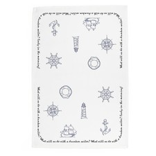 Nautical Tea Towel - Coastal