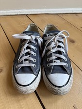 Converse All Star Low Top Navy Canvas Trainers UK 5