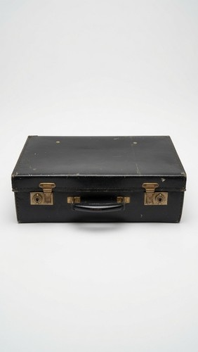 Vintage small suitcase blue - vintage,