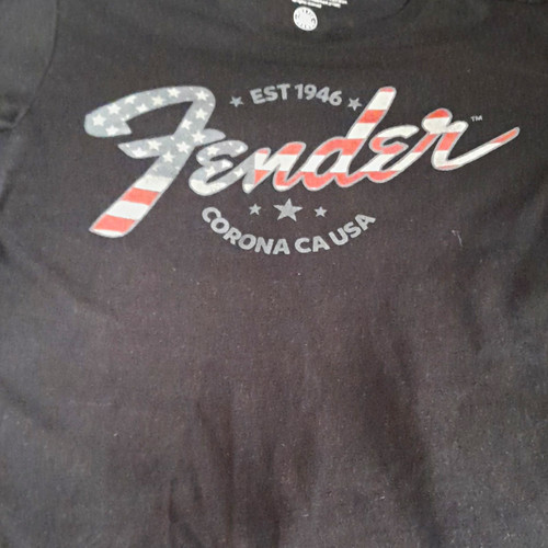 Fender black graphic logo - black,
