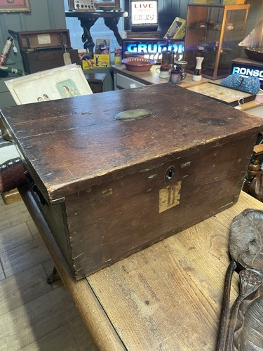 Georgian oak box - georgian,