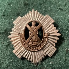 Royal Scots Cap Badge  Bi