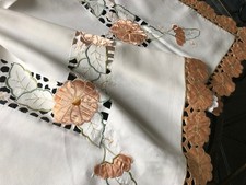 Cream Coral Cut Out Floral