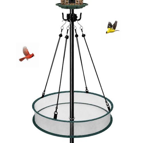 Bird seed catcher tray for - seed, 1"