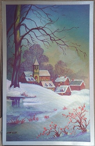 Vintage dufex foil prints 7cm - prints,