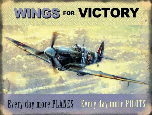 Wings for victory retro metal - victory,,