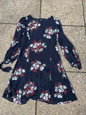 BNWOT Ladies Smart Floral Long Sleeve Dress From Zara Size Small (10)