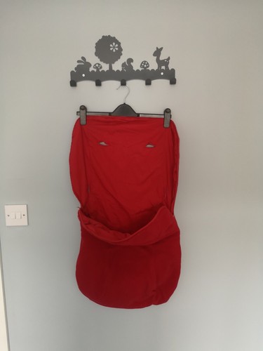Red fleecy mothercare cosy - red,