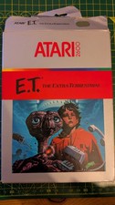 Atari 2600 E.T. The Extra-Terrestrial Cartridge. With Manual, Untested