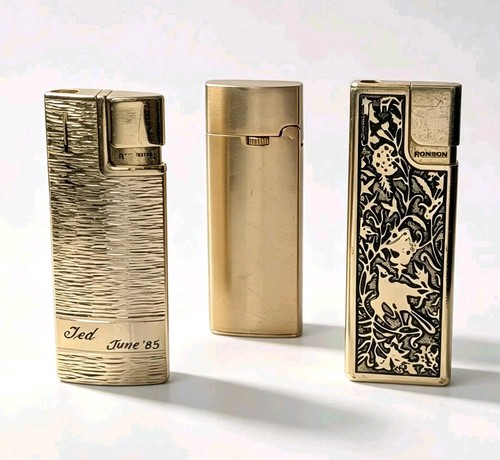 Vintage ronson varaflame - 3x,