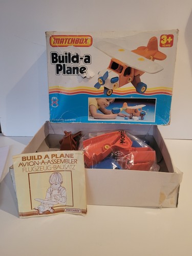 Vintage matchbox build - matchbox, build-a-plane