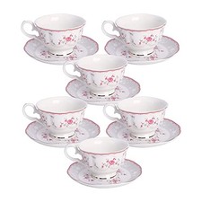 Pink Rose Tea Cup and Saucer