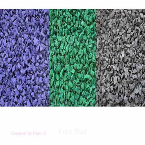 Decorative colour garden stone - decorative,