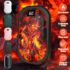 20000mAh Rechargeable USB Hand Warmers Electric Pocket Heater Power Bank Skiing