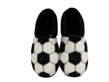 Boys Football Slippers Black