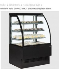 Hot food display cabinet