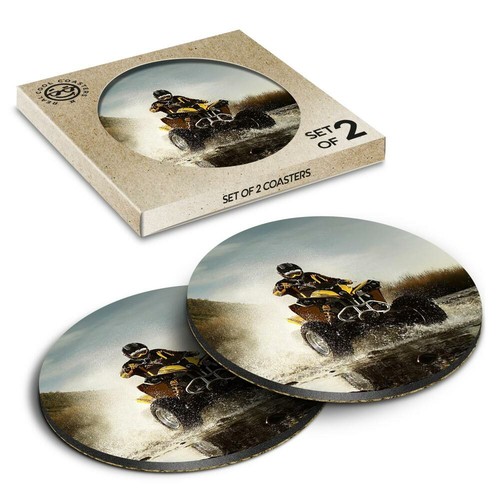 Boxed round coasters atv - 2,