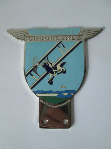 Brooklands aero club - aero, badge