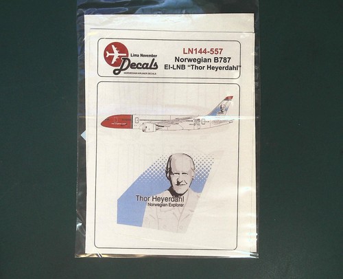 Lima november airliner decals - airliner,