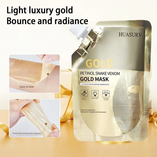 Retinol snake venom - snake, gold
