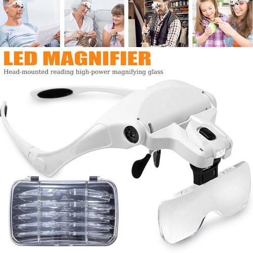 Magnifying glass headset - magnifying,