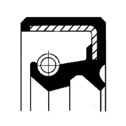 Gearbox shaft seal - , nbr