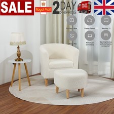 Modern sherpa single sofa - sherpa,