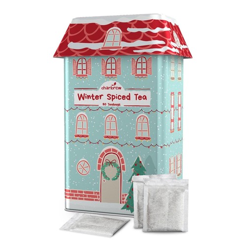 Christmas painted house winter - painted,