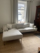 Cream Boucle Corner Sofa Rrp £1200