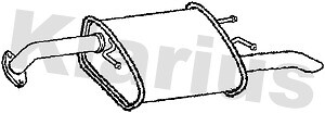 Klarius box with tail pipe