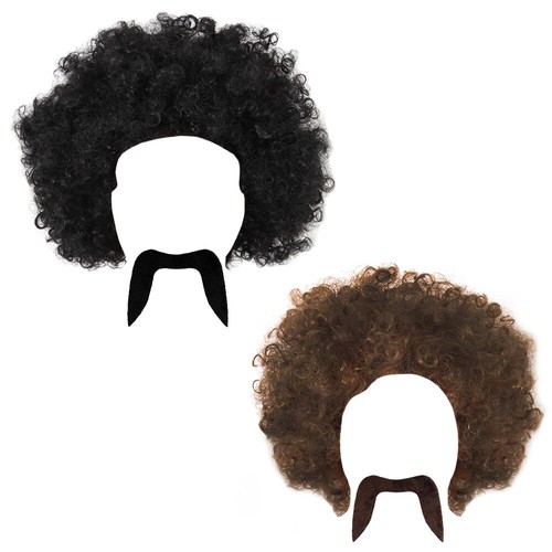 Mens 70s afro - mens, and