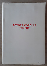 Toyota Corolla Trophy Brochure