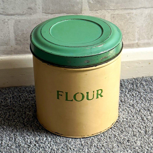 1930s tala 1lb flour - 1930s, canister
