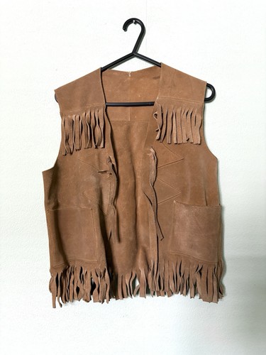 Vintage 70s suede - vintage, tassel