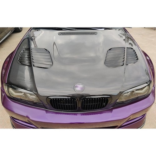 Real carbon fiber hood bonnet - real,
