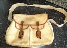 Hardys original canvas vintage game fishing bag with inner liner all in VGC.