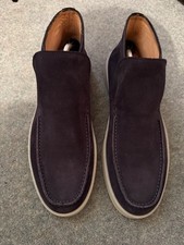 Russell and Bromley Blue Suede