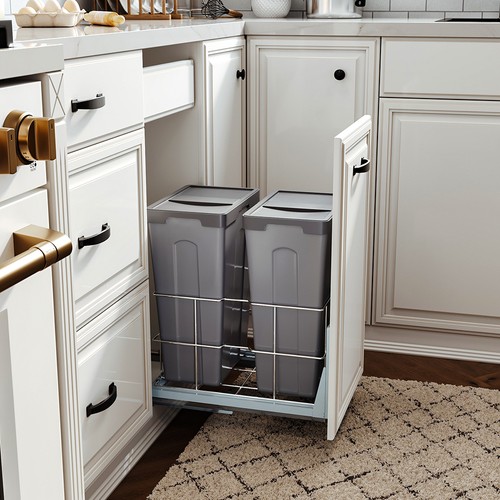 Integrated pull out - out, recycling