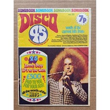 MEDICINE HEAD DISCO 45 NO.35 MAGAZINE 1973 PETER HOPE-EVANS COVER - small magazi