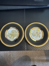 Pair Of The Art Of Chokin 24k