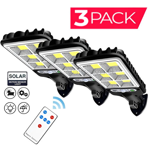 3pcs outdoor solar wall - outdoor, light