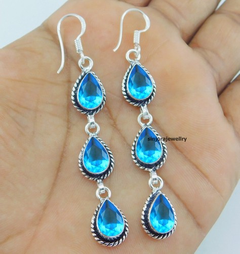 Blue topaz gemstone 925 - topaz,