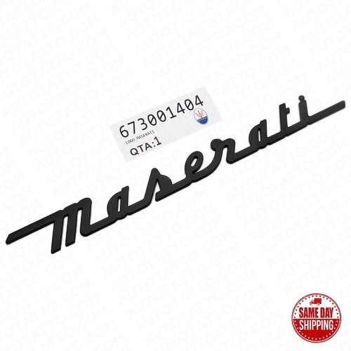 Maserati gloss black - gloss, trunk