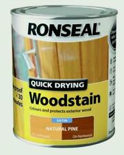 Ronseal  Quick Drying Wood stain Satin Rainproof  250ml  750ml  All Colours