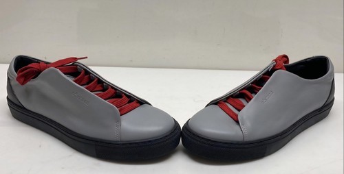 Diverge men grey leather - grey, low