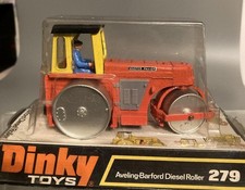 DINKY TOYS #279 AVELING-BARFORD DIESEL ROLLER NEAR MINT WITH ITS BOX