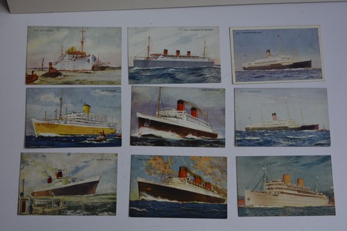 Ship postcards cunard orient - postcards,