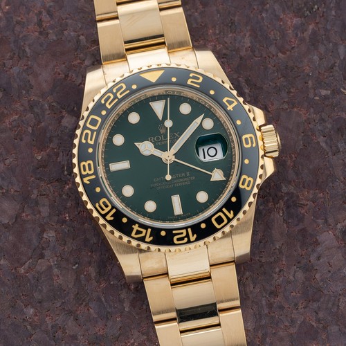 Rolex gmt master 18k yellow - rolex, ii
